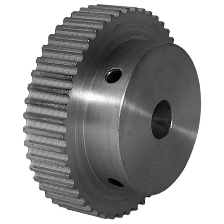B B MANUFACTURING 48-3M06M6A8, Timing Pulley, Aluminum, Clear Anodized,  48-3M06M6A8